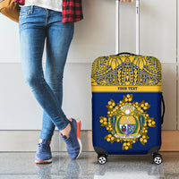 Repubrikin Naoero Independence Day Luggage Cover Tamanu With Coat Of Arms LT05 - Polynesian Pride
