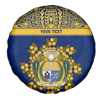Repubrikin Naoero Independence Day Spare Tire Cover Tamanu With Coat Of Arms LT05 - Polynesian Pride