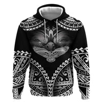 Hawaiian Hawk Hoodie Polynesian Pattern Style