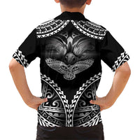 Hawaiian Hawk Kid Hawaiian Shirt Polynesian Pattern Style LT05 - Polynesian Pride