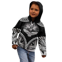 Hawaiian Hawk Kid Hoodie Polynesian Pattern Style LT05 - Polynesian Pride