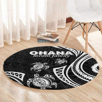 Hawaii Ohana Means Family Round Carpet Sea Turtle Polynesian Style LT05 - Polynesian Pride