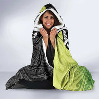 New Zealand Cook Islands Hooded Blanket Maori Tiki With Circle Stars Turtle LT05 - Polynesian Pride