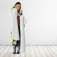 Cook Islands Rugby Hooded Blanket Unique Style Green Version - Polynesian Pride