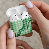 Green Hawaii Palaka AirPods Case Hawaiian Honohono Lei LT05 - Polynesian Pride