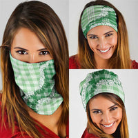 Green Hawaii Palaka Neck Gaiter Hawaiian Honohono Lei LT05 - Polynesian Pride