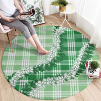 Green Hawaii Palaka Round Carpet Hawaiian Honohono Lei LT05 - Polynesian Pride
