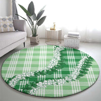 Green Hawaii Palaka Round Carpet Hawaiian Honohono Lei LT05 - Polynesian Pride