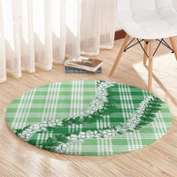 Green Hawaii Palaka Round Carpet Hawaiian Honohono Lei LT05 - Polynesian Pride