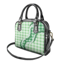 Green Hawaii Palaka Shoulder Handbag Hawaiian Honohono Lei LT05 - Polynesian Pride
