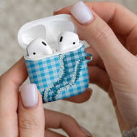 Blue Hawaii Palaka AirPods Case Hawaiian Honohono Lei LT05 - Polynesian Pride