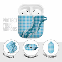 Blue Hawaii Palaka AirPods Case Hawaiian Honohono Lei LT05 - Polynesian Pride