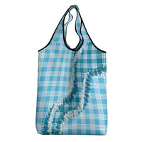 Blue Hawaii Palaka Grocery Bag Hawaiian Honohono Lei LT05 - Polynesian Pride