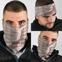 Beige Hawaii Palaka Neck Gaiter Hawaiian Honohono Lei LT05 - Polynesian Pride