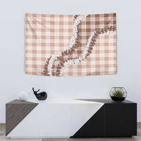 Beige Hawaii Palaka Tapestry Hawaiian Honohono Lei LT05 - Polynesian Pride