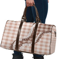 Beige Hawaii Palaka Travel Bag Hawaiian Honohono Lei