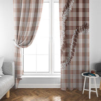 Beige Hawaii Palaka Window Curtain Hawaiian Honohono Lei