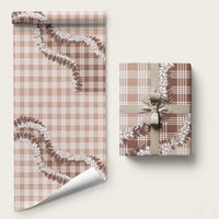 Beige Hawaii Palaka Wrapping Paper Hawaiian Honohono Lei LT05 58" × 23" Beige - Polynesian Pride