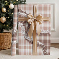 Beige Hawaii Palaka Wrapping Paper Hawaiian Honohono Lei LT05 - Polynesian Pride