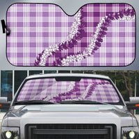 Violet Hawaii Palaka Auto Sun Shade Hawaiian Honohono Lei LT05 Violet - Polynesian Pride