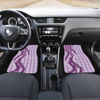 Violet Hawaii Palaka Car Mats Hawaiian Honohono Lei