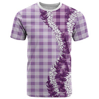 Violet Hawaii Palaka T Shirt Hawaiian Honohono Lei LT05 Violet - Polynesian Pride