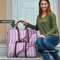 Violet Hawaii Palaka Travel Bag Hawaiian Honohono Lei