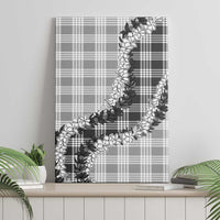 Gray Hawaii Palaka Canvas Wall Art Hawaiian Honohono Lei LT05 - Polynesian Pride