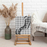 Gray Hawaii Palaka Canvas Wall Art Hawaiian Honohono Lei LT05 - Polynesian Pride