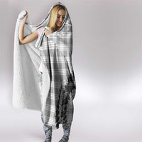 Gray Hawaii Palaka Hooded Blanket Hawaiian Honohono Lei