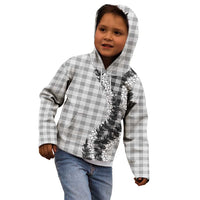 Gray Hawaii Palaka Kid Hoodie Hawaiian Honohono Lei