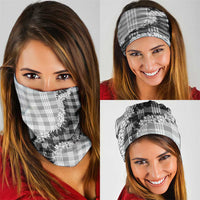 Gray Hawaii Palaka Neck Gaiter Hawaiian Honohono Lei LT05 - Polynesian Pride