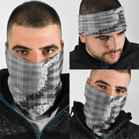Gray Hawaii Palaka Neck Gaiter Hawaiian Honohono Lei LT05 - Polynesian Pride