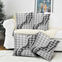 Gray Hawaii Palaka Pillow Cover Hawaiian Honohono Lei LT05 - Polynesian Pride