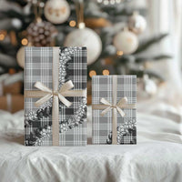 Gray Hawaii Palaka Wrapping Paper Hawaiian Honohono Lei