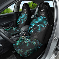 New Zealand Marathon Car Seat Cover Silver Fern Paua Shell Simple Style