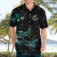 New Zealand Marathon Hawaiian Shirt Silver Fern Paua Shell Simple Style LT05 - Polynesian Pride