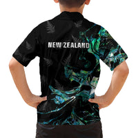New Zealand Marathon Hawaiian Shirt Silver Fern Paua Shell Simple Style LT05 - Polynesian Pride