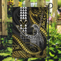 Hawaii King Kamehameha The Great Garden Flag Gold Tribal Tattoo