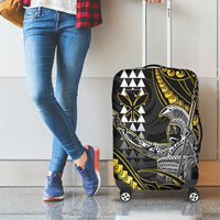 Hawaii King Kamehameha The Great Luggage Cover Gold Tribal Tattoo