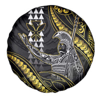 Hawaii King Kamehameha The Great Spare Tire Cover Gold Tribal Tattoo