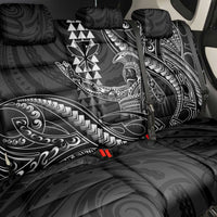 Hawaii King Kamehameha The Great Back Car Seat Cover Black Tribal Tattoo