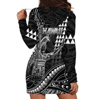 Hawaii King Kamehameha The Great Hoodie Dress Black Tribal Tattoo