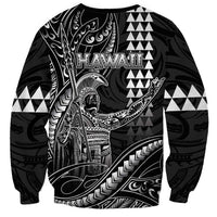 Hawaii King Kamehameha The Great Sweatshirt Black Tribal Tattoo