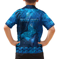 Personalised New Zealand Mother's Day Kid Hawaiian Shirt Ko Te Whaea Te Takere O Te Waka