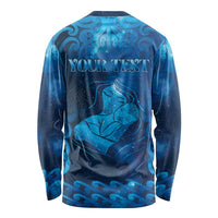 Personalised New Zealand Mother's Day Long Sleeve Shirt Ko Te Whaea Te Takere O Te Waka