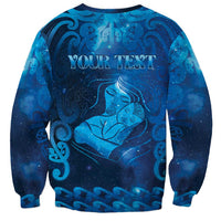 Personalised New Zealand Mother's Day Sweatshirt Ko Te Whaea Te Takere O Te Waka