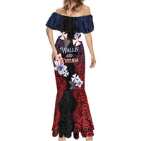 Wallis and Futuna Uvea Mermaid Dress Victory Day With Frangipani LT05 - Polynesian Pride