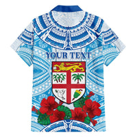 Personalised Fiji Ratu Sir Lala Sukuna Day Hawaiian Shirt Hibiscus Tapa Pattern LT05 - Polynesian Pride