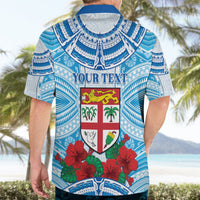Personalised Fiji Ratu Sir Lala Sukuna Day Hawaiian Shirt Hibiscus Tapa Pattern LT05 - Polynesian Pride